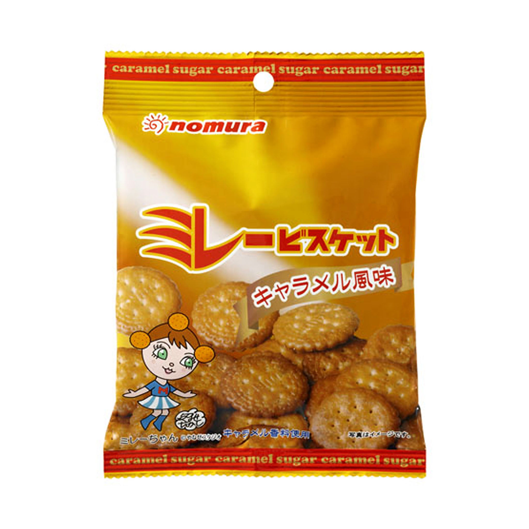 Nomura Irimame Yappari Majime Millet Biscuit Caramel Flavor